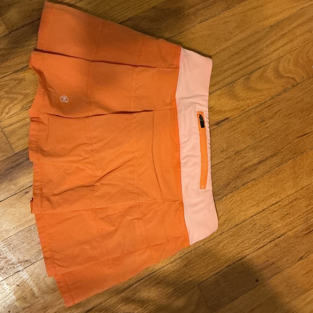 Wilfred Orange and Pink Mini Skirt